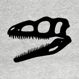 JW Pyroraptor skull - black T-Shirt